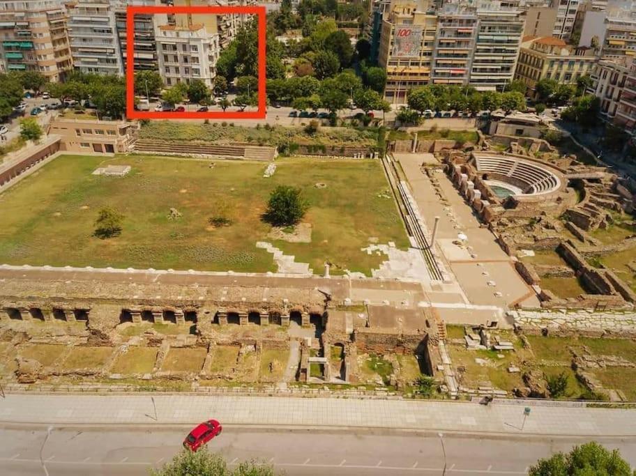 Roman Forum Apartment Thessaloníki Exteriör bild