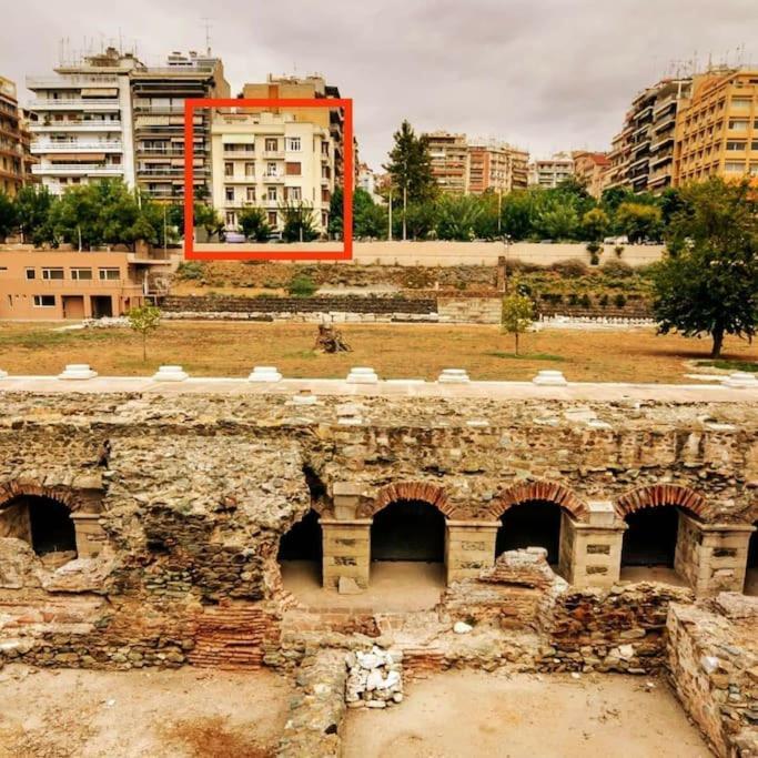 Roman Forum Apartment Thessaloníki Exteriör bild